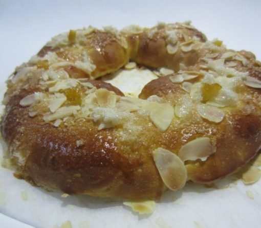 Roscón de Reyes sin gluten sin lactosa Biogredos